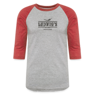 Baseball T-Shirt - heather gray/red