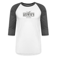 Ludwig's Baseball T-Shirt - white/charcoal