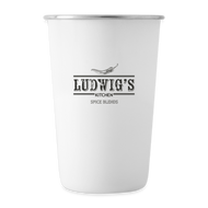 Stainless Steel Pint Cup - white